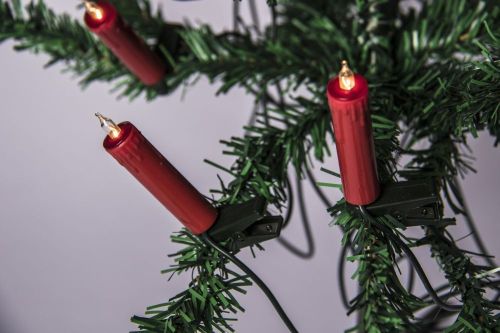 Mini sada Vánočních světýlek 20ks se skřipci a trafem