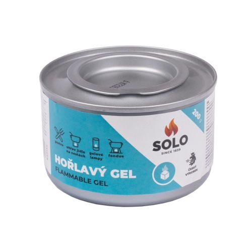 Hořlavý gel v plechovce SOLO 200g