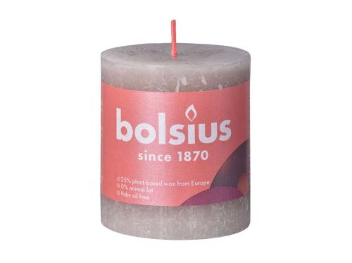 Svka Bolsius Rustic 68x80mm Sandy Grey