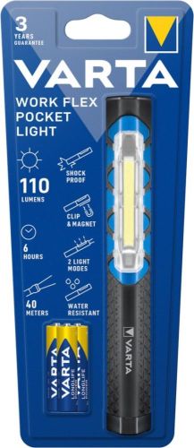 Svtilna VARTA 17647 LED1,5W + COB LED v.3R3, WORK FLEX POCKET LIGHT