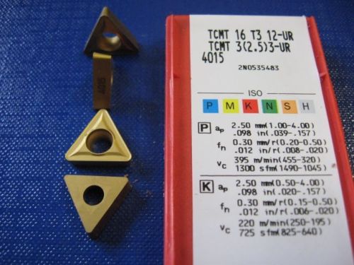 TCMT 16T312-UR,4015