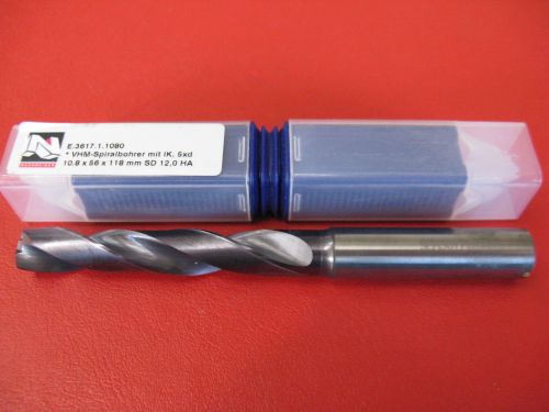 Monolitn tvrdokovov vrtk 10,8 mm 56x118-SD12.0 HA NACHREINER