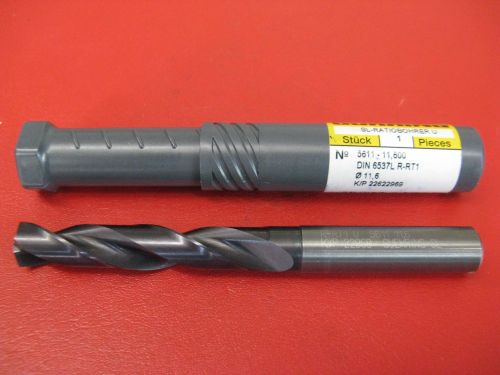 Monolitn tvrdokovov vrtk 11,6 mm R-RT1 U 05611-K/P 22969 GHRING
