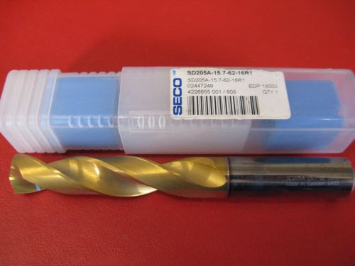 Monolitní tvrdokovový vrták 15,7 mm SD205A-15.7-62-16R1 SECO