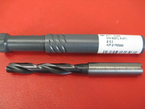 Monolitn tvrdokovov vrtk 8,3 mm R-RT1 U 05511-K/P 65999 GHRING